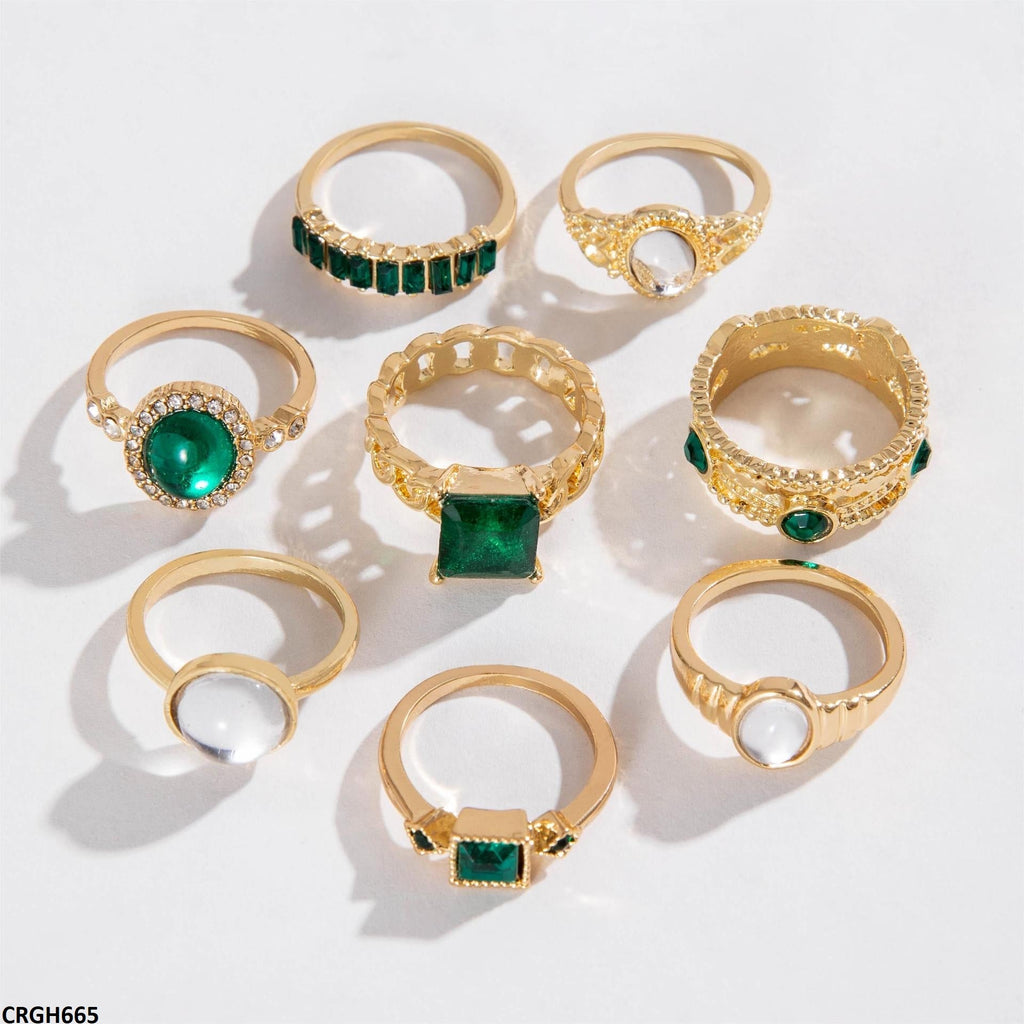 Antique 8 Midi Rings
