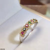 Multi Stone Ring Adjustable