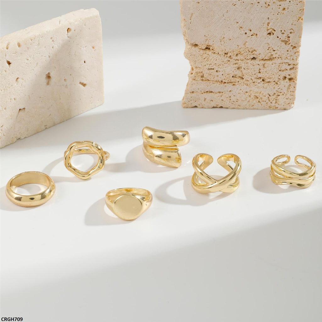 6 Midi Rings