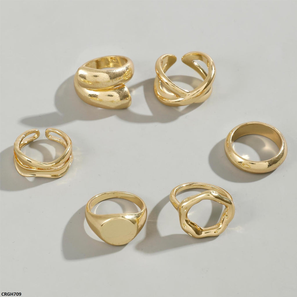6 Midi Rings