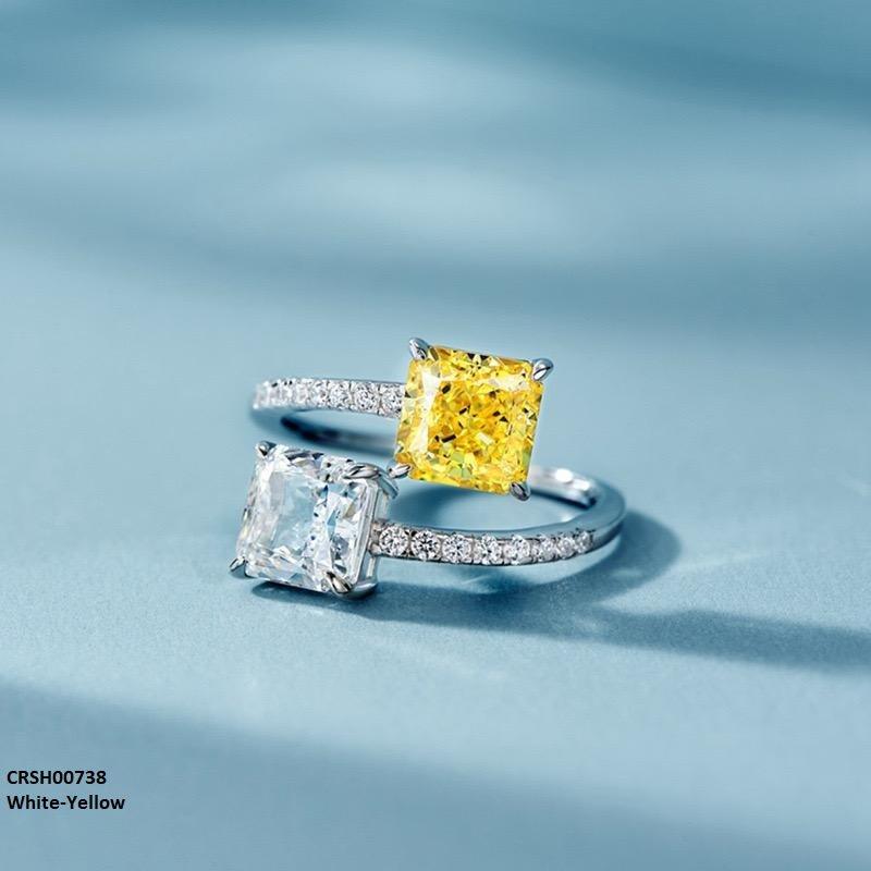 Double Square Adjustable Ring