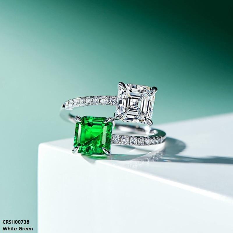 Double Square Adjustable Ring