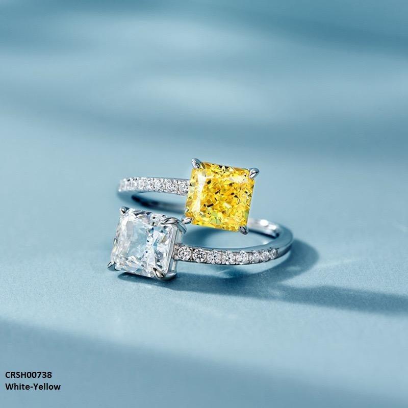 Double Square Adjustable Ring