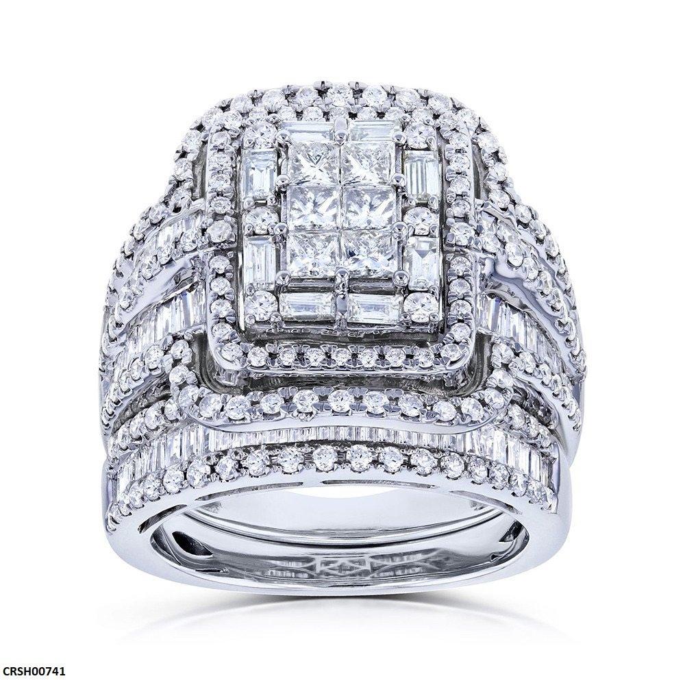 Cluster Pave Ring