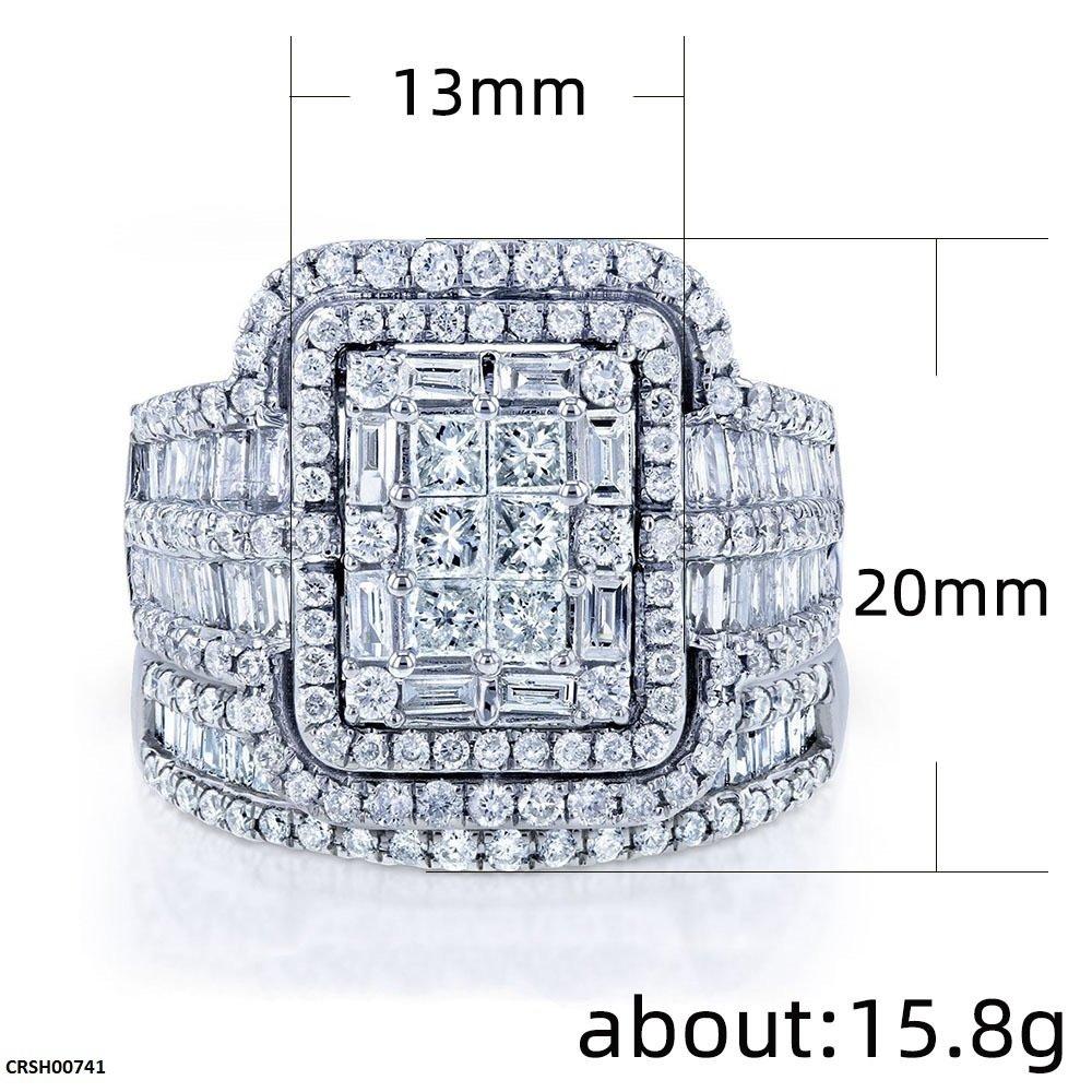 Cluster Pave Ring