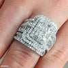 Cluster Pave Ring