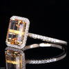 Rectangle Stone Ring