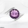 Round Stone Ring Adjustable