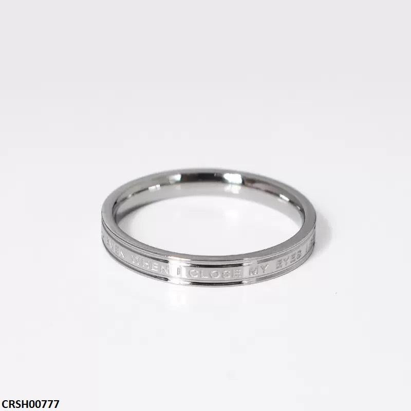 Embossed Inscription Ring