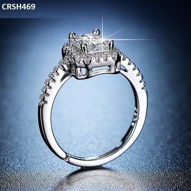 Cushion Tapered Ring Adjustable
