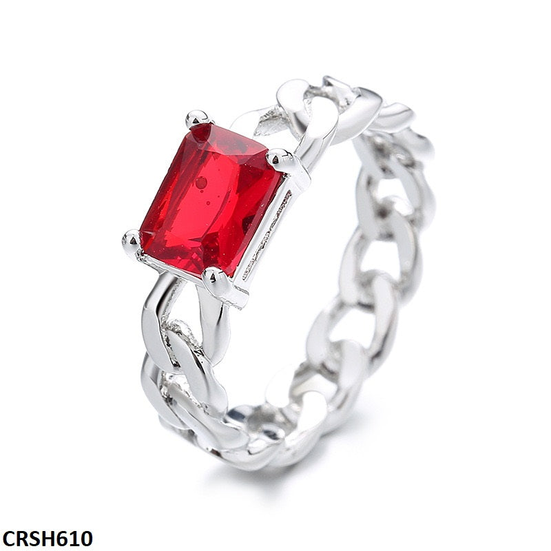Link Chain Square Ring