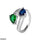 Double Tear Ring Adjustable