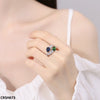 Double Tear Ring Adjustable