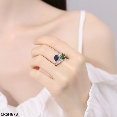 Double Tear Ring Adjustable