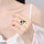 Double Tear Ring Adjustable