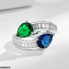 Double Tear Ring Adjustable