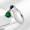 Double Tear Ring Adjustable