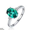 Oval Stone Ring Adjustable