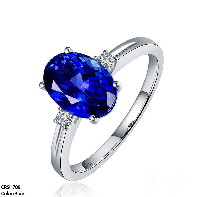 Oval Stone Ring Adjustable