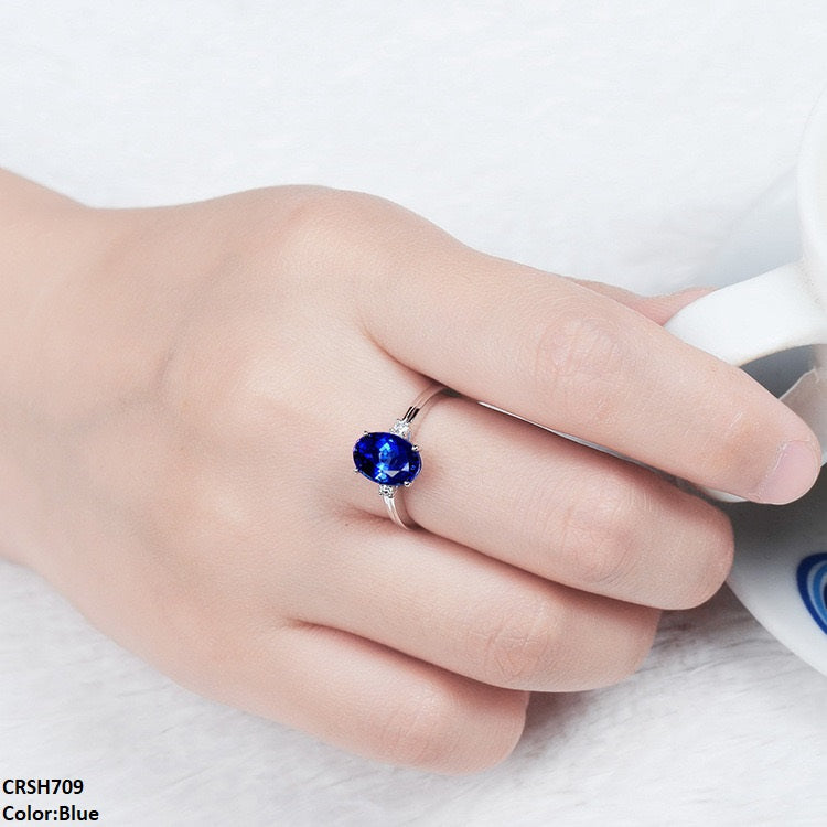 Oval Stone Ring Adjustable