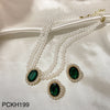 Pearl Oval Choker Set