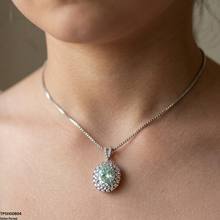 Oval Drop Pendant