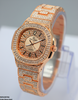 Rhinestone Round Dial Women's Watch