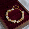 Square/Flower Bracelet Adjustable