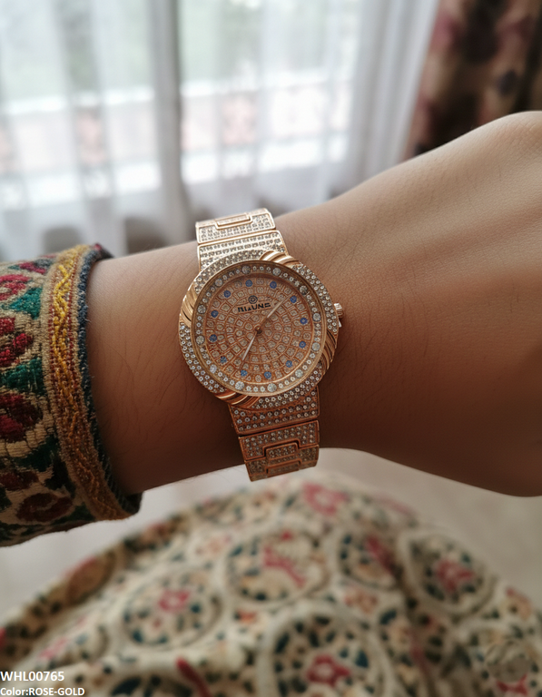 Double Round Bezel Women's Watch