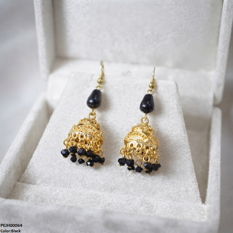 Filigree Pearl Drop Jhumki