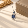 Marquise Round Drop Pendant