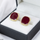 Painted Square Stud Tops Pair
