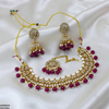 Tear Pearl Drop Rajwari Necklace Set