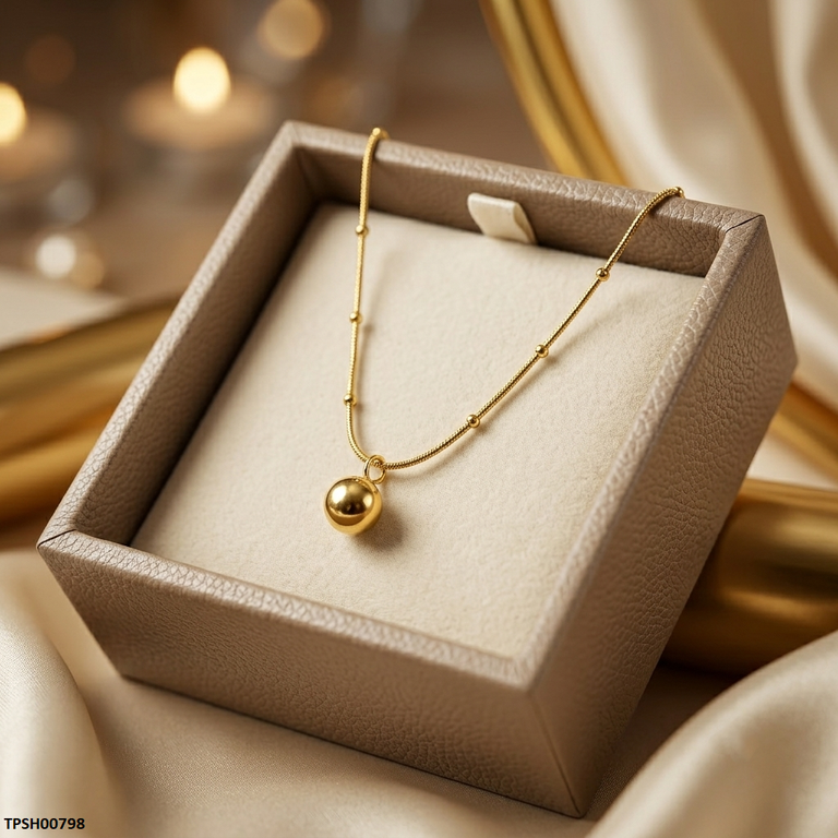 Stainless Steel Round Ball Pendant
