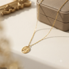 Stainless Steel Double Oval Pendant