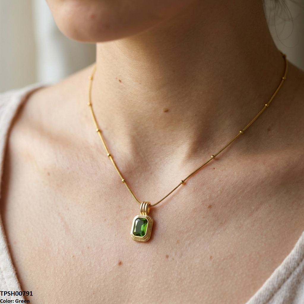 Stainless Steel Square Pendant
