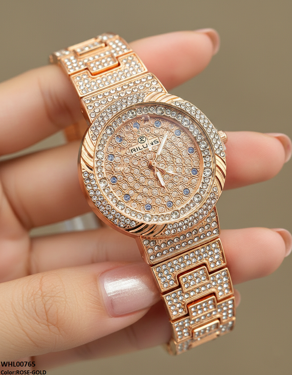Double Round Bezel Women's Watch