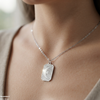 Stainless Steel Moon Pendant