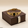 Round Oval Stainless Steel Bracelet Adjustable