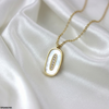 Stainless Steel Oval Pendant