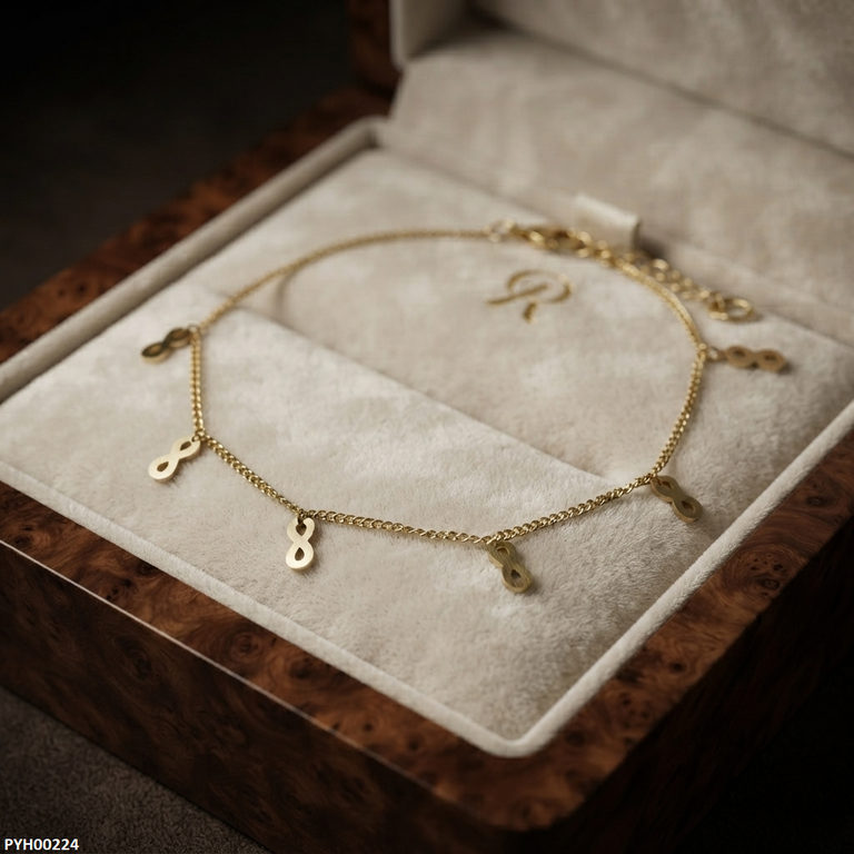 Stainless Steel infinity Foot Anklet