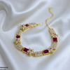 Square/Flower Bracelet Adjustable