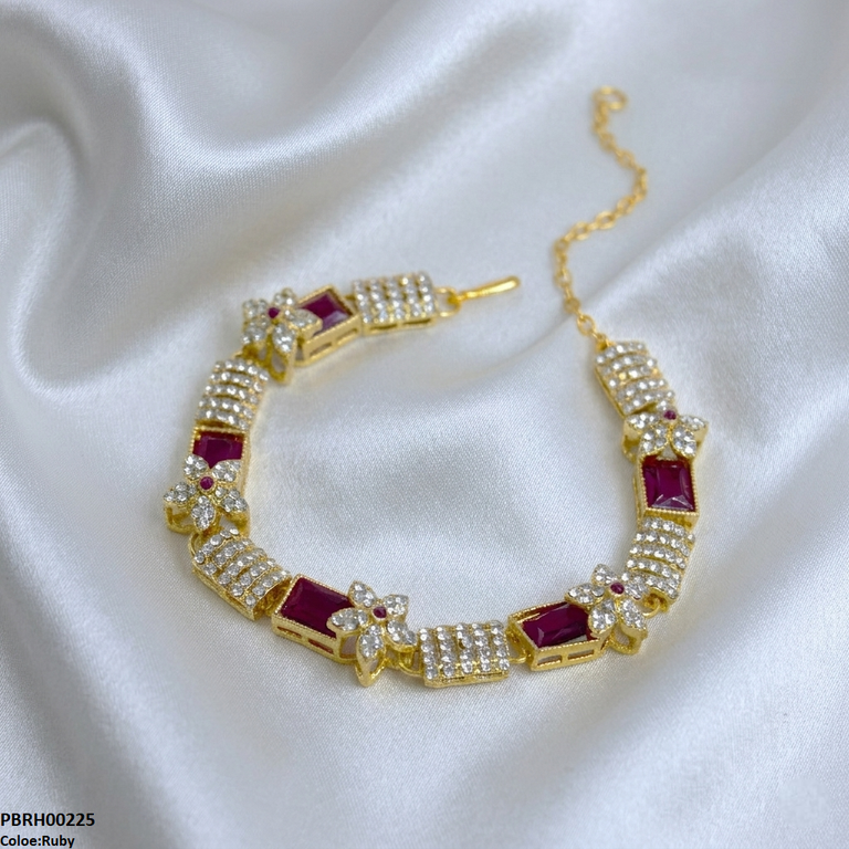 Square/Flower Bracelet Adjustable