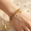 Stainless Steel F Shape Bracelet Adjustable