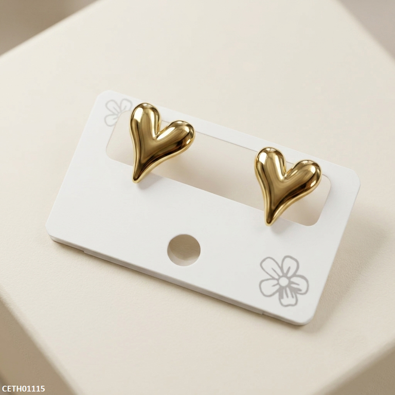 Stainless Steel Heart Tops
