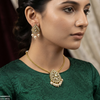 Tear Pearl Drop South Indian Necklace Set