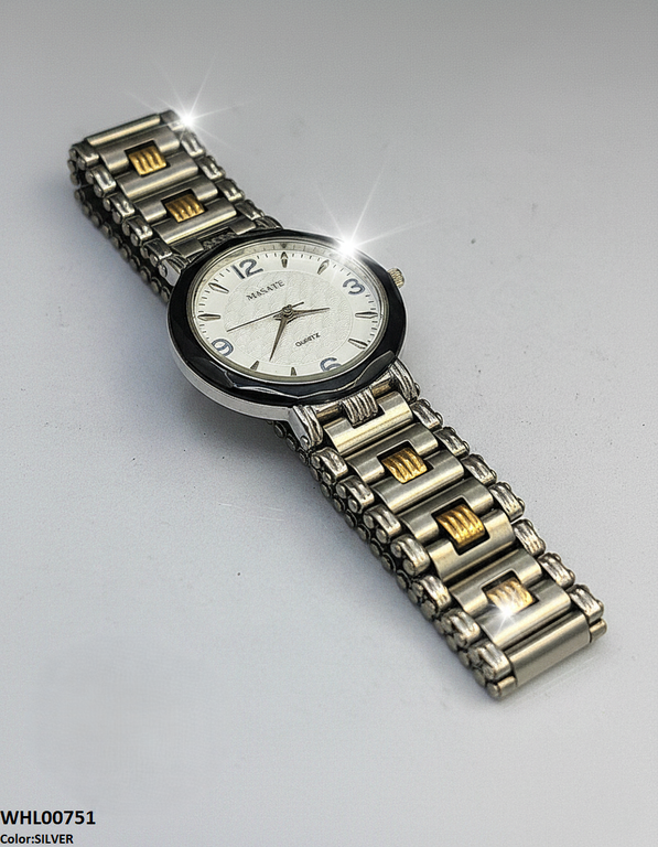 Round Black Bezel Women's Watch