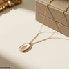 Stainless Steel Oval Pendant