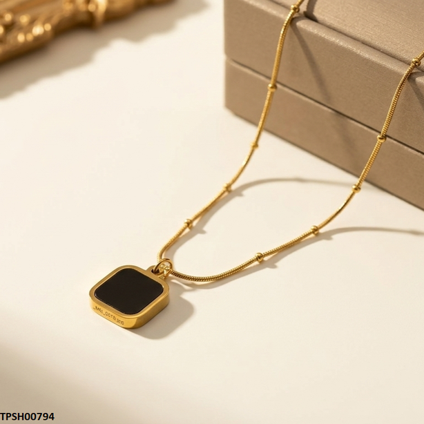 Stainless Steel Square Pendant