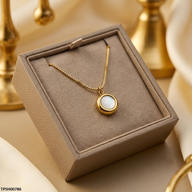 Stainless Steel Round Pendant